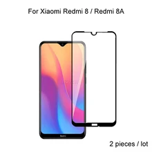 2 uds vidrio templado de cobertura completa para Xiaomi Redmi 8A Redmi 8 Protector de pantalla de vidrio Protector para Xiaomi Redmi 8A 8(China)