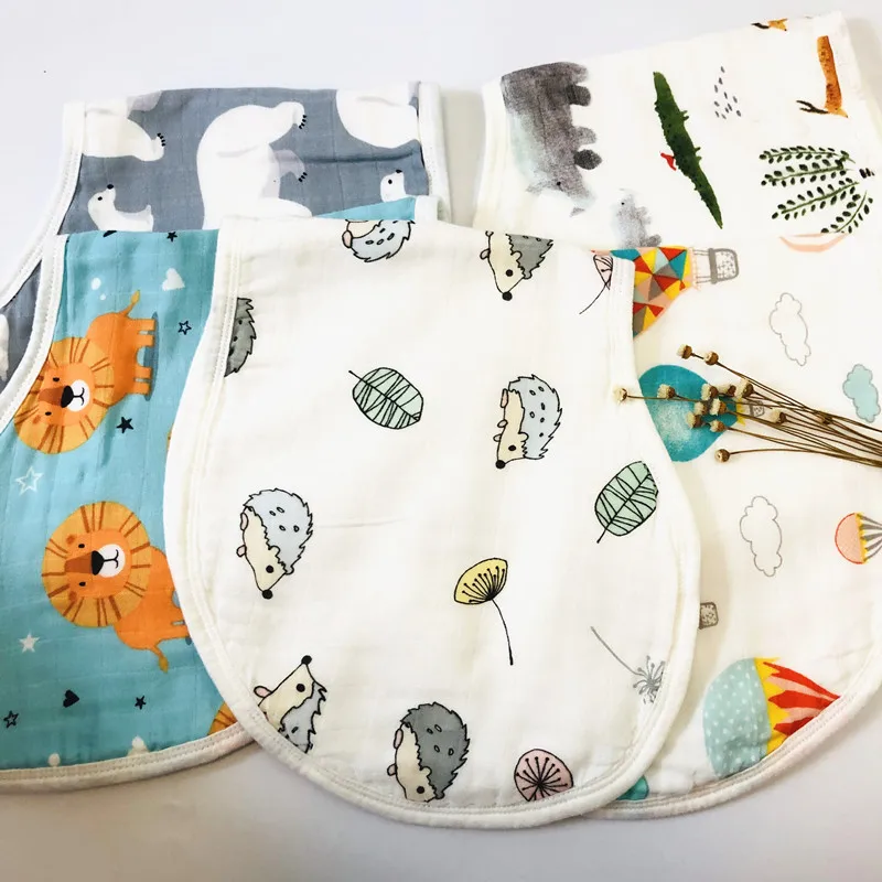 Wholesale Burp Bib Muslin Soft Breathable 6 Layers Cute Cartoon Pattern Multi-Use Burp Cloth And Bib
Wholesale Burp Bib Muslin Soft Breathable 6 Layers Cute Cartoon Pattern Multi-Use Burp Cloth And Bib