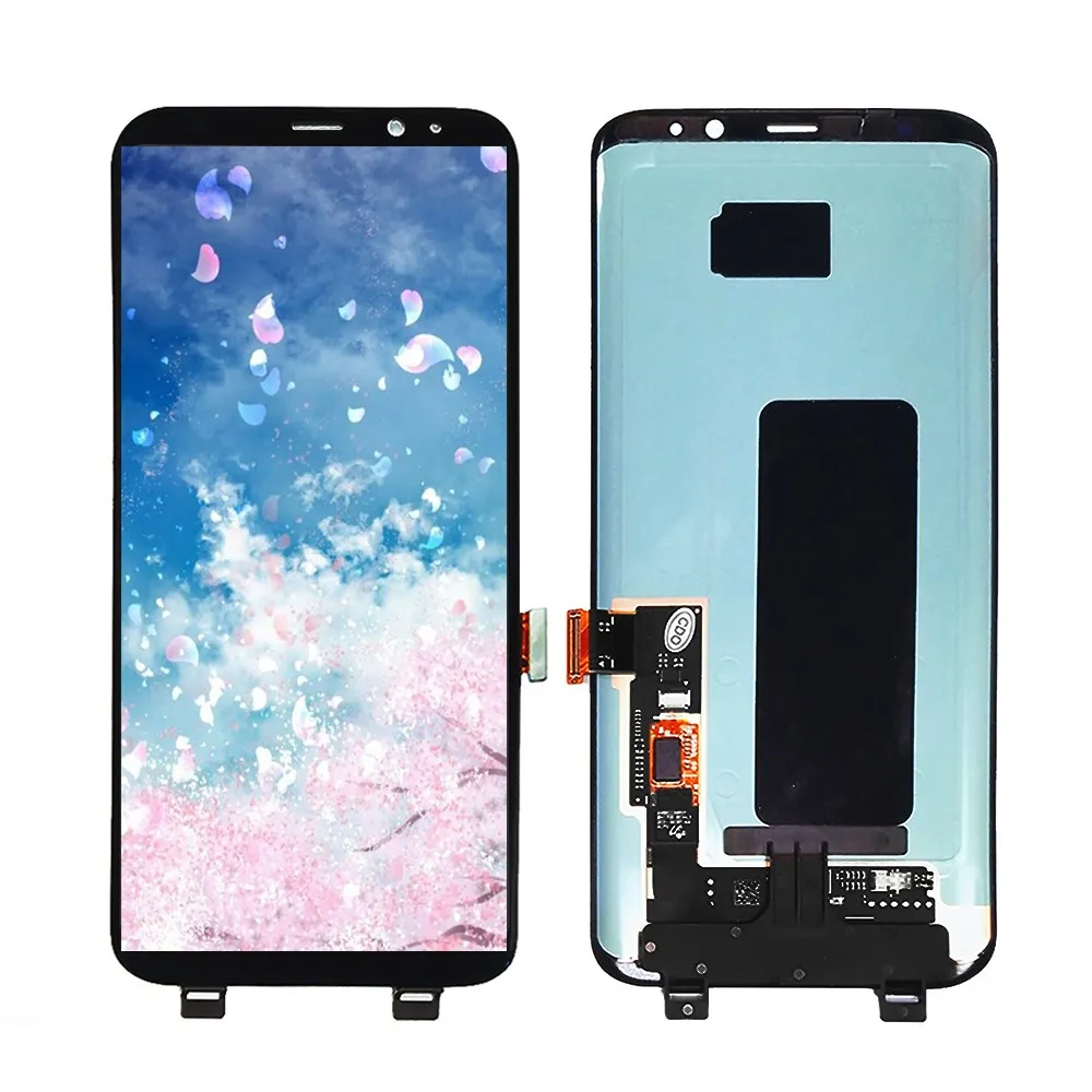 6 2 "супер OLED с рамкой lcd для samsung Galaxy S8 Plus G955F G955A дисплей и кодирующий