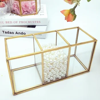 Three Lattices Glass Storage Box Jewelry Box Makeup Organizer Watch Display Stand Bathroom Storage Rack Storage Accessories 
Three Lattices Glass Storage Box Jewelry Box Makeup Organizer Watch Display Stand Bathroom Storage Rack Storage Accessories