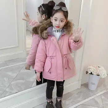 Children Thick Girls Coat New Winter Jacket For Baby Girls Warm Hooded Cotton Outerwear Parkas Kids Clothes 3-12y
Children Thick Girls Coat New Winter Jacket For Baby Girls Warm Hooded Cotton Outerwear Parkas Kids Clothes 3-12y