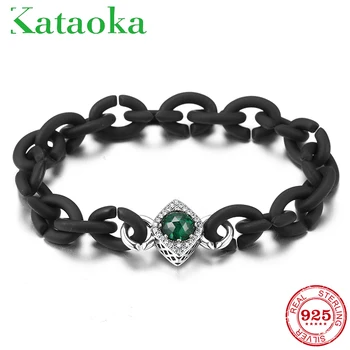 Black Hard Rubber Men Bracelet With Top Quality Green Polygon CZ Beads For Women Accessories Handmade Gifts
Black Hard Rubber Men Bracelet With Top Quality Green Polygon CZ Beads For Women Accessories Handmade Gifts