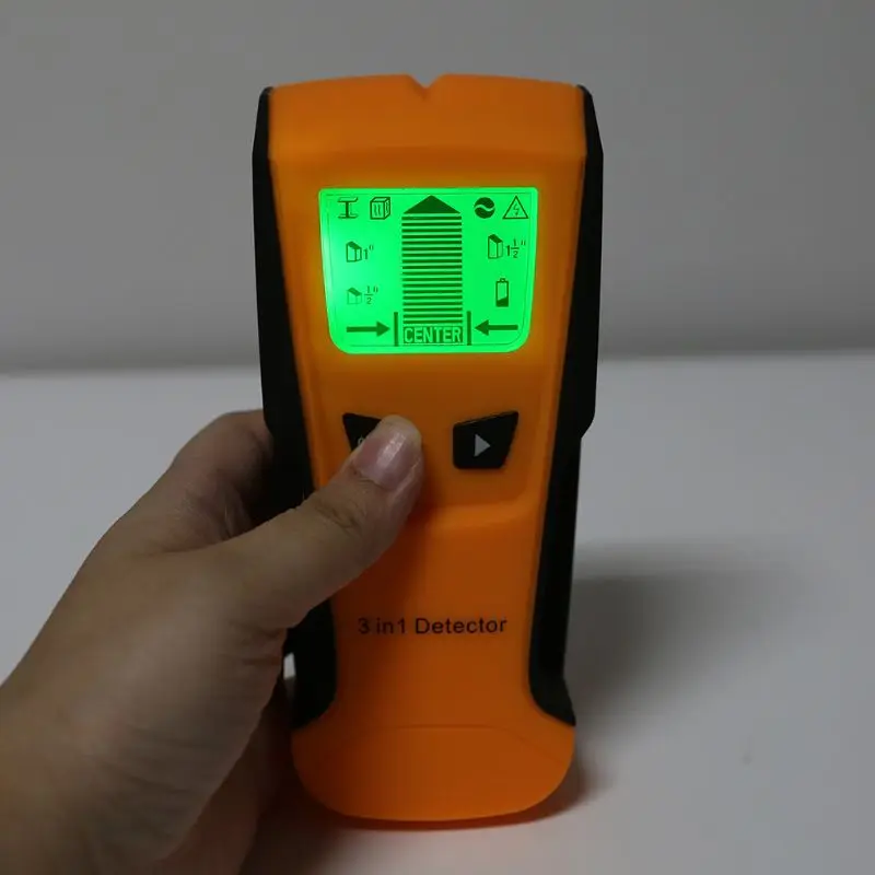 3 in 1 LCD Metal Detector Find Metal Wood Studs AC Voltage Live Wire Detector Wall Scanner Thickness Gauge Without Battery
3 in 1 LCD Metal Detector Find Metal Wood Studs AC Voltage Live Wire Detector Wall Scanner Thickness Gauge Without Battery