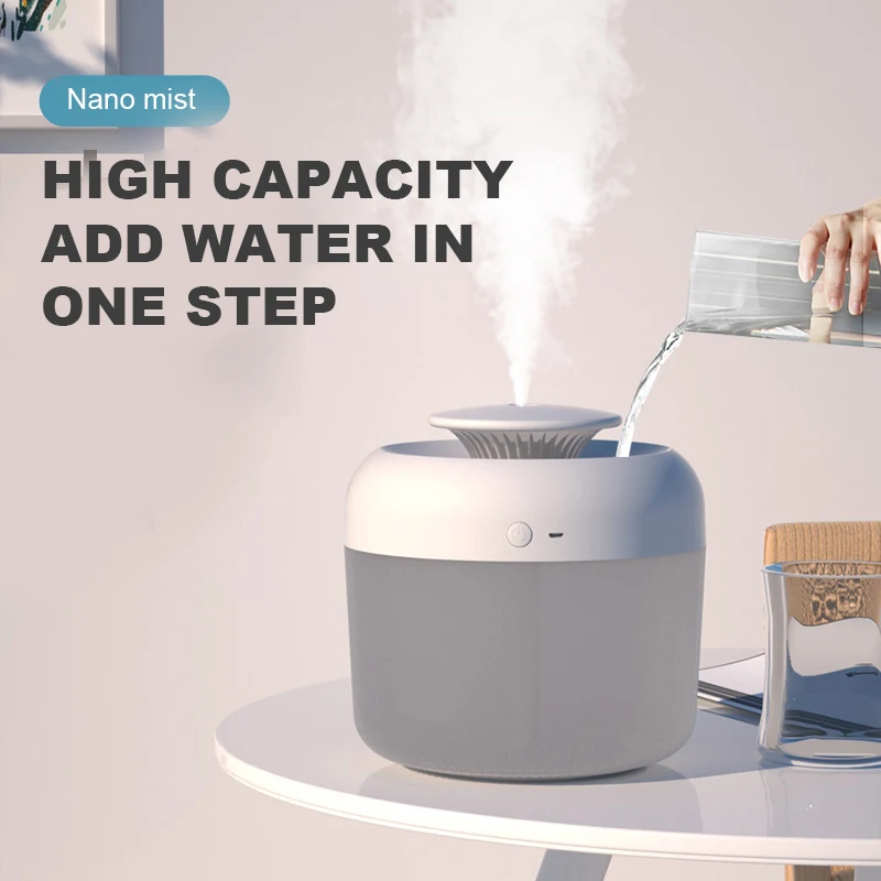 2020 Ultrasonic Mini Air Humidifier 2400ml Essential Aroma Oil Diffuser Air Humidifier USB Mini Mist Maker LED Night Lamp
2020 Ultrasonic Mini Air Humidifier 2400ml Essential Aroma Oil Diffuser Air Humidifier USB Mini Mist Maker LED Night Lamp