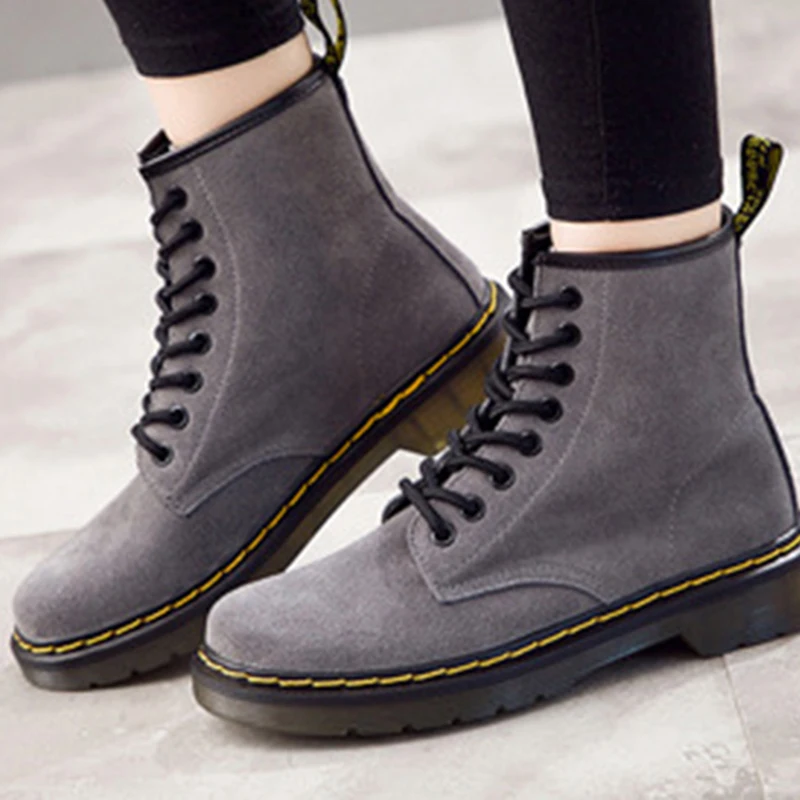 Women Boots Plus Size 35-46 Genuine Leather Boots Shoes Women Autumn Winter Boots Punk Leather Ankle Botas Mujer 
Women Boots Plus Size 35-46 Genuine Leather Boots Shoes Women Autumn Winter Boots Punk Leather Ankle Botas Mujer