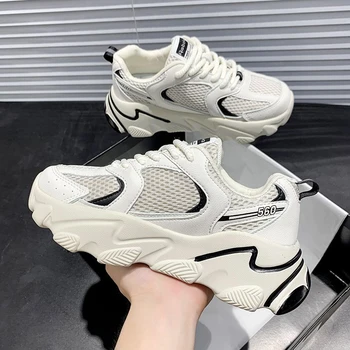 2020 Women Fashion Chunky Sneakers Tennis Female Platform Designers Sports Casual Shoes Woman Mesh Old Dad Vulcanized Shoes 5cm
2020 Women Fashion Chunky Sneakers Tennis Female Platform Designers Sports Casual Shoes Woman Mesh Old Dad Vulcanized Shoes 5cm