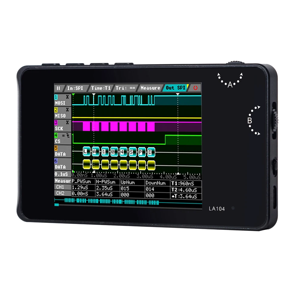 Digital Logical Analyzer USB Mini 4 Channels 100Mhz Max Sampling Rate Built in 8MB Flash Storage Oscilloscope Professional S17
Digital Logical Analyzer USB Mini 4 Channels 100Mhz Max Sampling Rate Built in 8MB Flash Storage Oscilloscope Professional S17