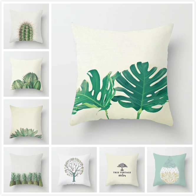 Fuwatacchi Plant Printed Cushion Cover Tree Leaf Cactus Pineapple Pillow Cover for Home Sofa Chair Decorative Pillows 45*45cm
Fuwatacchi Plant Printed Cushion Cover Tree Leaf Cactus Pineapple Pillow Cover for Home Sofa Chair Decorative Pillows 45*45cm