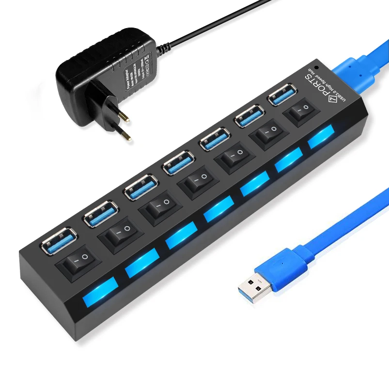 USB HUB 3.0 HUB USB 2.0 Multi USB Splitter USB 3 Hub Use Power Adapter 3.0 Hab 4/7 Port Expander For PC Computer Accessories
USB HUB 3.0 HUB USB 2.0 Multi USB Splitter USB 3 Hub Use Power Adapter 3.0 Hab 4/7 Port Expander For PC Computer Accessories