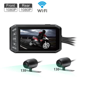 2.7 inch LCD Motorcycle Dvr dual lens HD wide-angle camera 1080P motion detection loop recording wifi function
2.7 inch LCD Motorcycle Dvr dual lens HD wide-angle camera 1080P motion detection loop recording wifi function