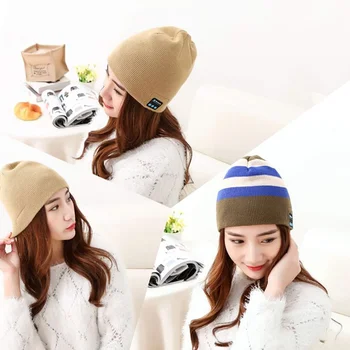 Winter Warm Knitted Hats Headphones Men Women Wireless Bluetooth Music Headset Integrated Hat With Mic NEW
Winter Warm Knitted Hats Headphones Men Women Wireless Bluetooth Music Headset Integrated Hat With Mic NEW