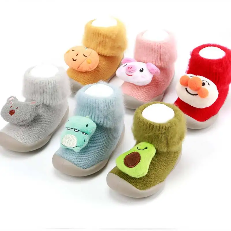 Winter Fever New Brushed Thickened Baby Doll Shoes Baby Toddler Rubber-soled Shoes Children's Non-slip Warm Footwear
Winter Fever New Brushed Thickened Baby Doll Shoes Baby Toddler Rubber-soled Shoes Children's Non-slip Warm Footwear