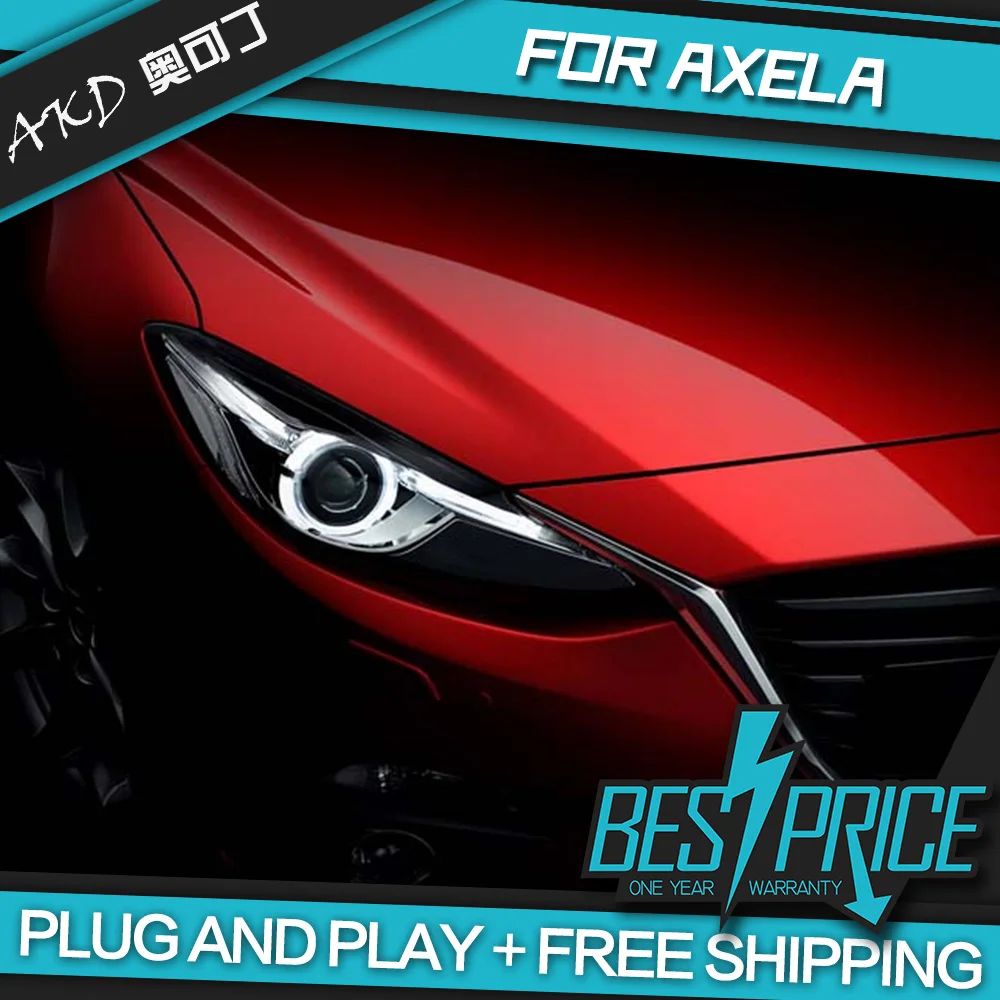 AKD Cars Styling Headlight For Mazda 3 Mazda3 Axela 2017-2019 Headlights LED Running lights Bi-Xenon Beam Fog lights angel eyes
AKD Cars Styling Headlight For Mazda 3 Mazda3 Axela 2017-2019 Headlights LED Running lights Bi-Xenon Beam Fog lights angel eyes