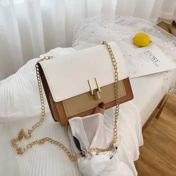 British Fashion Simple Small Square Bag Women's Designer Handbag 2020 High-quality PU Leather Chain Mobile Phone Shoulder bags
British Fashion Simple Small Square Bag Women's Designer Handbag 2020 High-quality PU Leather Chain Mobile Phone Shoulder bags