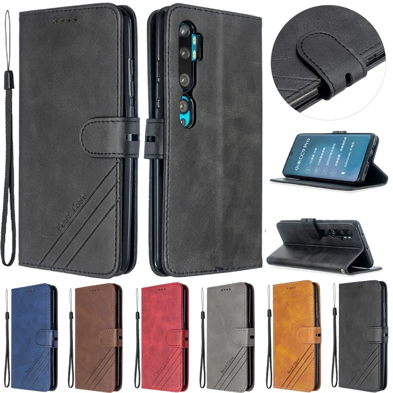 Чехол-книжка из искусственной коровьей кожи для Xiaomi Redmi K30 Pro Note 8 7 6 5 8A 7A 6A 5A A1 A2 A3 CC9