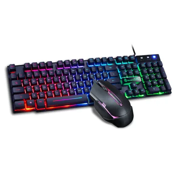 Wired Gaming Keyboard Mechanical Feeling Backlit Keyboards USB 104 Keycaps Keyboard Waterproof Computer Game Keyboards Set Combo
Wired Gaming Keyboard Mechanical Feeling Backlit Keyboards USB 104 Keycaps Keyboard Waterproof Computer Game Keyboards Set Combo
