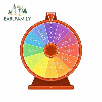EARLFAMILY 13cm x 10.4cm For Wheel Fortune Window Fine Decal Refrigerator Car Stickers Campervan Decoration for VAN RV
EARLFAMILY 13cm x 10.4cm For Wheel Fortune Window Fine Decal Refrigerator Car Stickers Campervan Decoration for VAN RV