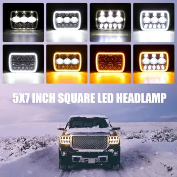 5x7 Car LED Suqare Headlights Hi-Lo Beam DRL Turn Signal Lamp Waterproof For Jeep Wrangler YJ/Cherokee XJ/Comanche MJ/Ford/GMC
5x7 Car LED Suqare Headlights Hi-Lo Beam DRL Turn Signal Lamp Waterproof For Jeep Wrangler YJ/Cherokee XJ/Comanche MJ/Ford/GMC