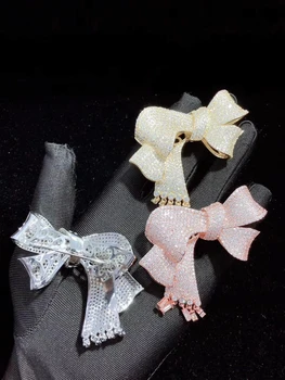 wow! zircon bowknot silver brooch 64*47mm nature wholesale FPPJ for xms gift
wow! zircon bowknot silver brooch 64*47mm nature wholesale FPPJ for xms gift