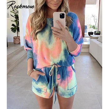 Rockmore Tie Dye 2 Piece Set Plus Size Shorts Tracksuits Women 2 Pieces Summer Sets Long Sleeve Tshirt Drawstring Shorts Outfits
Rockmore Tie Dye 2 Piece Set Plus Size Shorts Tracksuits Women 2 Pieces Summer Sets Long Sleeve Tshirt Drawstring Shorts Outfits
