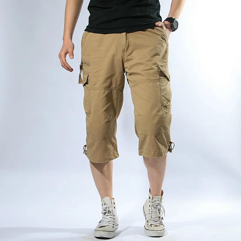 

2021 Spring Autumn Oversized Straight Beach Shorts Male Fashion Cargo Short Pants Men Breathable Men's Casual Running Sweatpants