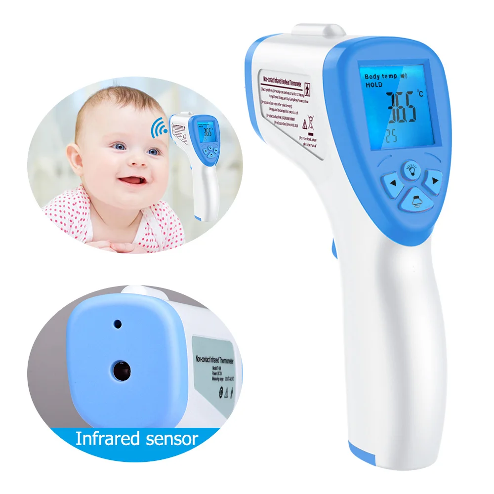 Thermometer forehead gun Non Contact Infrared Thermometer Body Temperature Fever Digital Measure Tool for Baby Adult Measuremen
Thermometer forehead gun Non Contact Infrared Thermometer Body Temperature Fever Digital Measure Tool for Baby Adult Measuremen
