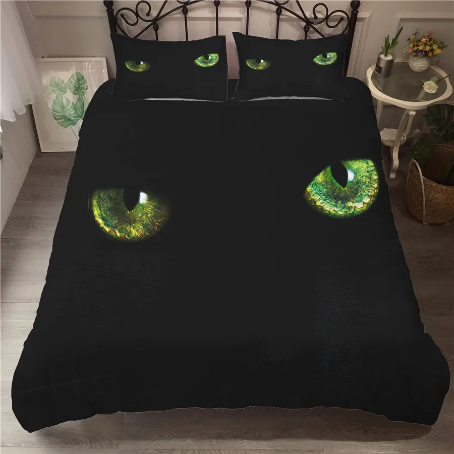 A Bedding Set 3D Printed Duvet Cover Bed Set Animal eye Home Textiles for Adults Bedclothes with Pillowcase #DWYJ02
A Bedding Set 3D Printed Duvet Cover Bed Set Animal eye Home Textiles for Adults Bedclothes with Pillowcase #DWYJ02