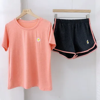 2 Piece Set Women Tracksuit Clothes Quick Dry Top Shorts Pink Outfit Pullover Shirt Casual Sport Set Sweatsuit
2 Piece Set Women Tracksuit Clothes Quick Dry Top Shorts Pink Outfit Pullover Shirt Casual Sport Set Sweatsuit