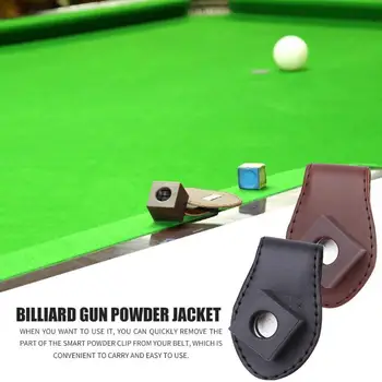 Durable Magnetic Billiard Chalk Holder Classic Portable Snooker Cue Chalk Leather Clip Powder Holder Billiards Accessories 
Durable Magnetic Billiard Chalk Holder Classic Portable Snooker Cue Chalk Leather Clip Powder Holder Billiards Accessories