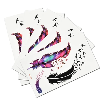 New 1PC Waterproof Temporary Tattoo Sticker Feather Pattern Decals Fake Tatoo Body Art Tattoo Sticker
New 1PC Waterproof Temporary Tattoo Sticker Feather Pattern Decals Fake Tatoo Body Art Tattoo Sticker