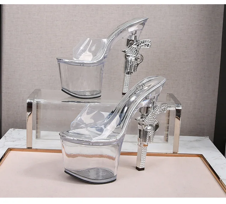 34-43 Special-Shaped 18cm Height Crystal Wedge Slippers Women's Summer 2021 Waterproof Platform Thick Bottom LFD
34-43 Special-Shaped 18cm Height Crystal Wedge Slippers Women's Summer 2021 Waterproof Platform Thick Bottom LFD