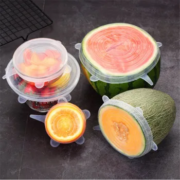 WSOMIGO 6 Pcs/Set Food Silicone Cover Cap Universal Silicone Lids for Cookware Bowl Reusable Stretch Lids Kitchen Accessories
WSOMIGO 6 Pcs/Set Food Silicone Cover Cap Universal Silicone Lids for Cookware Bowl Reusable Stretch Lids Kitchen Accessories