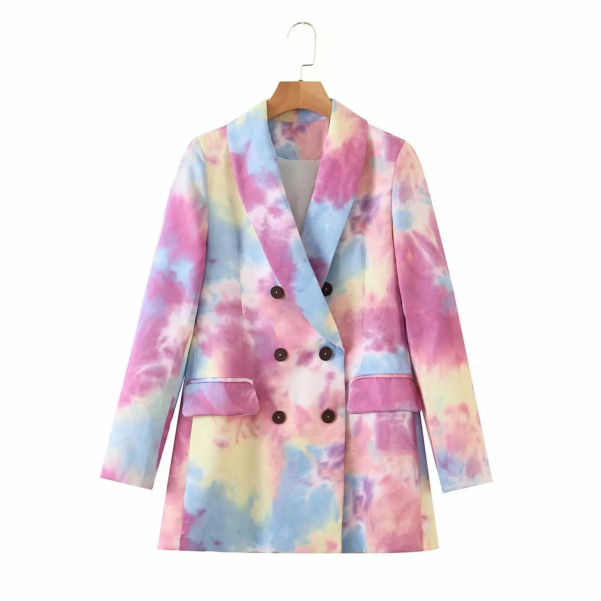 2020 Most Popular Street Hipster Style Blazer Mid-Length Loose and Versatile Tie-Dye Double-Breasted Blazer Jackets Lady Suit
2020 Most Popular Street Hipster Style Blazer Mid-Length Loose and Versatile Tie-Dye Double-Breasted Blazer Jackets Lady Suit