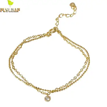 Flyleaf Gold Double Layer Bead Cubic Zirconia Bracelets & Bangles Real 925 Sterling Silver Bracelets For Women Fine Jewelry
Flyleaf Gold Double Layer Bead Cubic Zirconia Bracelets & Bangles Real 925 Sterling Silver Bracelets For Women Fine Jewelry
