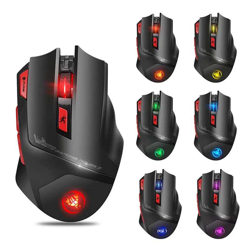 New Macro Programming Wireless Gaming Mouse Supports 7-key Macro Programming, Colorful Luminous Charging 2.4G Wireless Mouse
New Macro Programming Wireless Gaming Mouse Supports 7-key Macro Programming, Colorful Luminous Charging 2.4G Wireless Mouse