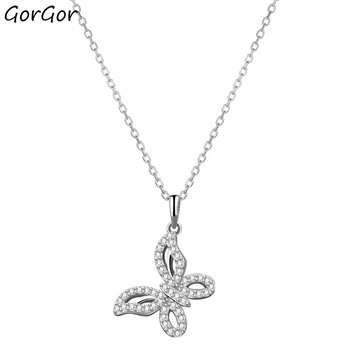 GorGor Necklace Women 925 Sterling Pattern Mosaic Zircon Butterfly Pendant Temperament Fashion Anniversary Jewelry YA0096
GorGor Necklace Women 925 Sterling Pattern Mosaic Zircon Butterfly Pendant Temperament Fashion Anniversary Jewelry YA0096