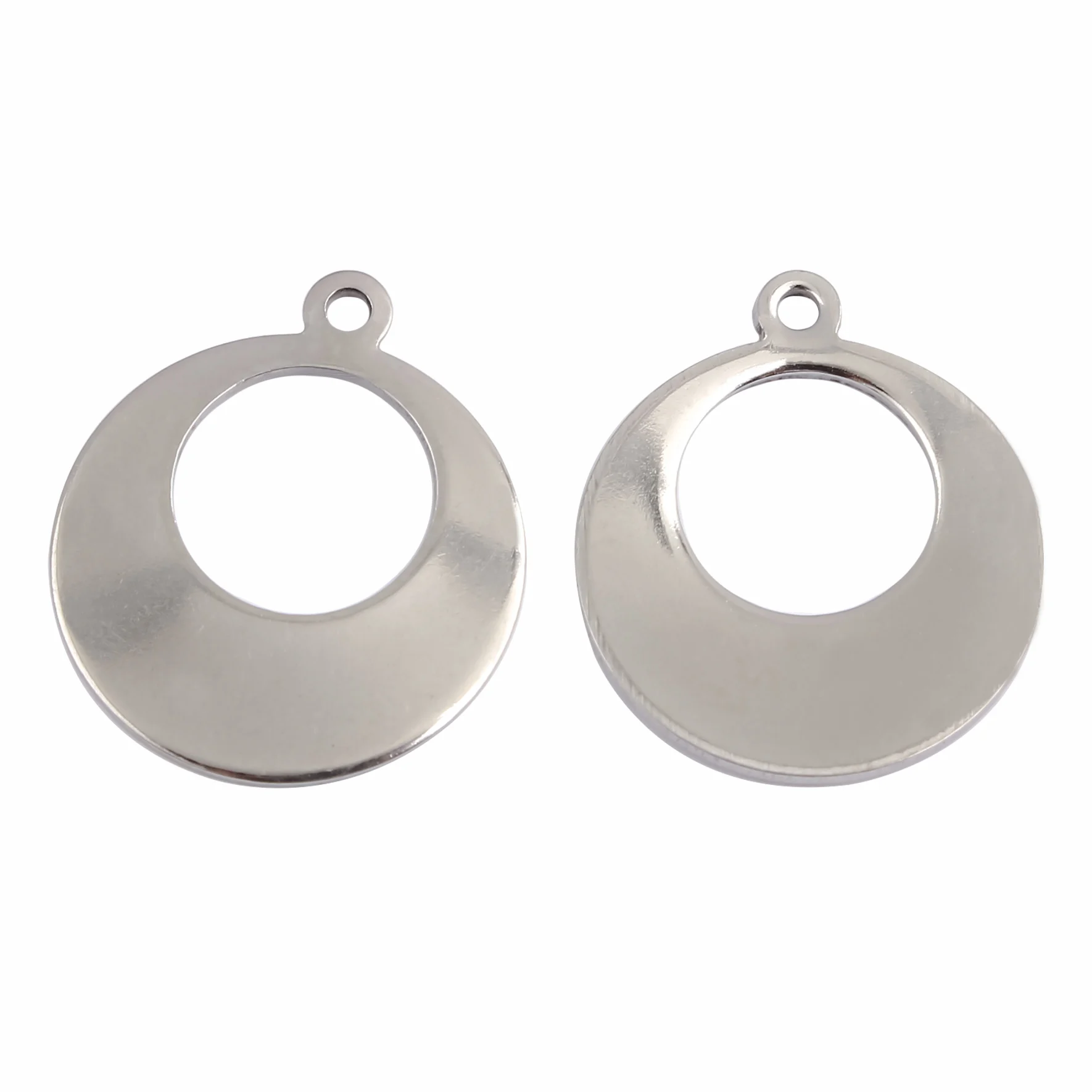 10Pcs Stainless Steel Hollow Round Circle Earring Charms Diy Jewelry Findings Charms Connector For Earrings Making
10Pcs Stainless Steel Hollow Round Circle Earring Charms Diy Jewelry Findings Charms Connector For Earrings Making
