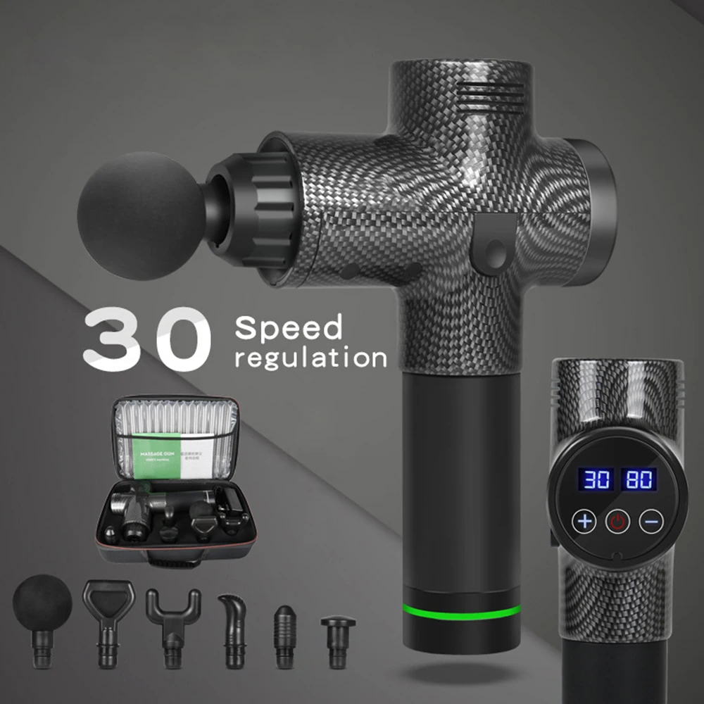 LCD Display Muscle Massage Gun Body Neck Deep Muscle Massager Fascia Gun Exercising Relaxation Slimming Shaping Pain Relief
LCD Display Muscle Massage Gun Body Neck Deep Muscle Massager Fascia Gun Exercising Relaxation Slimming Shaping Pain Relief