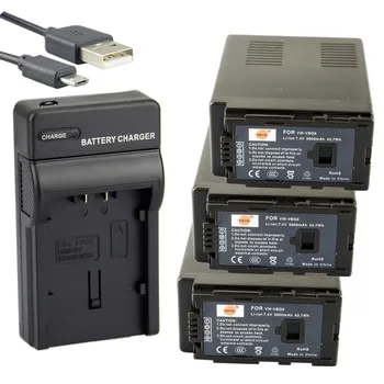 

3pcs 5900mAh 7.4V DSTE VW-VBG6 DSLR Camera Camcorder Battery for Panasonic AG-HMC155 AG-HMC83MC AG-HMC40 AG-HMC151E HDC-MDH1