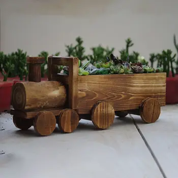 Retro Wooden Train Flower Pot Succulent Plant Potted Bonsai Planter Home Garden K4UA
Retro Wooden Train Flower Pot Succulent Plant Potted Bonsai Planter Home Garden K4UA