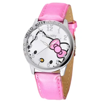Hello Kitty Women Watches Kids Children Cartoon Leather Strap Quartz Wrist Watch Clock Gifts for Girls Kids Ladies Watch Fashion
Hello Kitty Women Watches Kids Children Cartoon Leather Strap Quartz Wrist Watch Clock Gifts for Girls Kids Ladies Watch Fashion