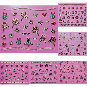 Cartoon Animals Characters Christmas Series Nail Art Stickers DIY Manicure Decor Featuring cartoon animals characters pattern
Cartoon Animals Characters Christmas Series Nail Art Stickers DIY Manicure Decor Featuring cartoon animals characters pattern