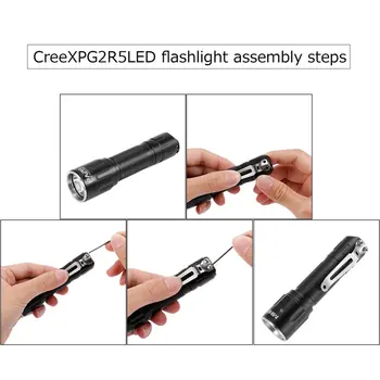 Waterproof Multi-Function LED Flashlight Tactical Torch with AA Alkaline Battery Portable for Camping Brightness Adjustable
Waterproof Multi-Function LED Flashlight Tactical Torch with AA Alkaline Battery Portable for Camping Brightness Adjustable