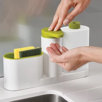 Sink Tidy Storage Racks Kitchen Multi-function Sink Detergent Soap Dispenser Hand Sanitizer Bottle Organizer Cleaning Tools
Sink Tidy Storage Racks Kitchen Multi-function Sink Detergent Soap Dispenser Hand Sanitizer Bottle Organizer Cleaning Tools