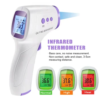 Infrared Thermometer Forehead Baby Adult Digital Thermometer Gun Non-contact Body Temperature Measurement
Infrared Thermometer Forehead Baby Adult Digital Thermometer Gun Non-contact Body Temperature Measurement
