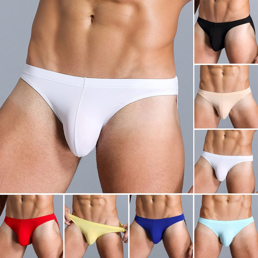 Men's Sexy Breathable Low-waist U-convex Solid Color Underwear Brief Underpant Convex Pouch Underpant Men's Boxer Underwear New
Men's Sexy Breathable Low-waist U-convex Solid Color Underwear Brief Underpant Convex Pouch Underpant Men's Boxer Underwear New