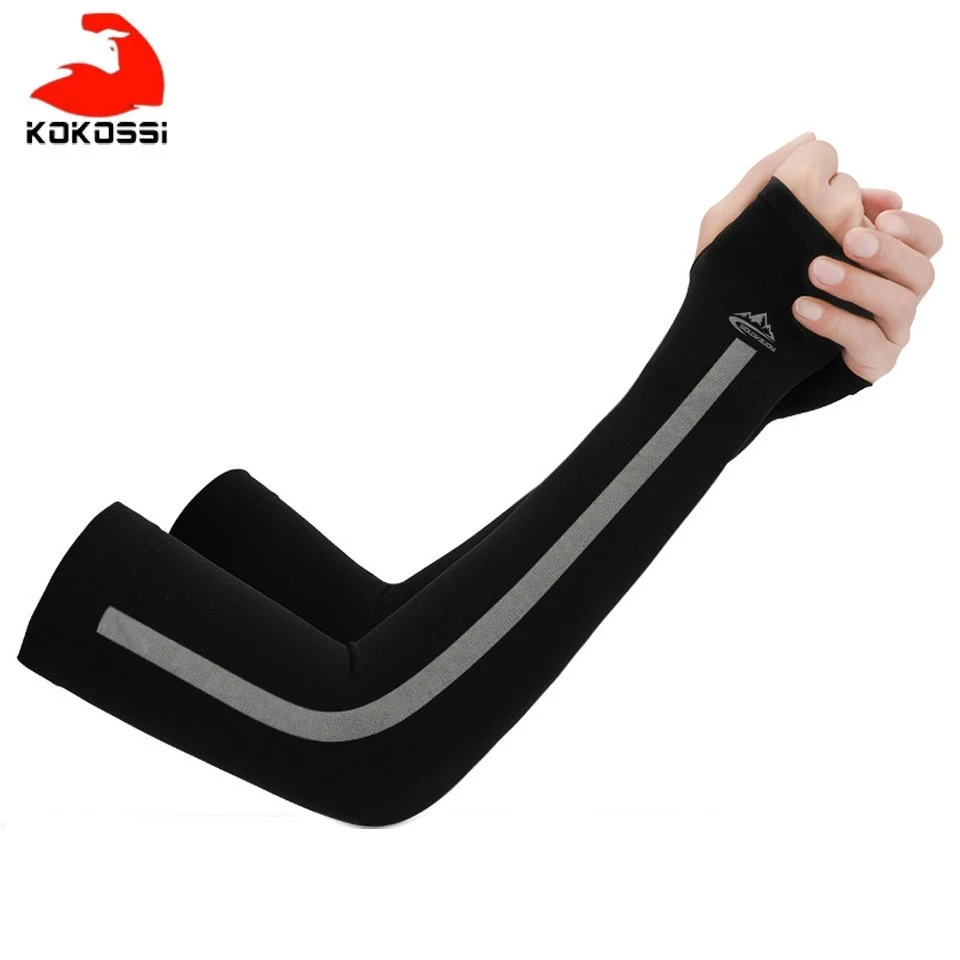 KoKossi Ice Fabric Arm Sleeves Mangas Warmers Summer Sports UV Protection Running Cycling Driving Reflective Sunscreen Bands
KoKossi Ice Fabric Arm Sleeves Mangas Warmers Summer Sports UV Protection Running Cycling Driving Reflective Sunscreen Bands