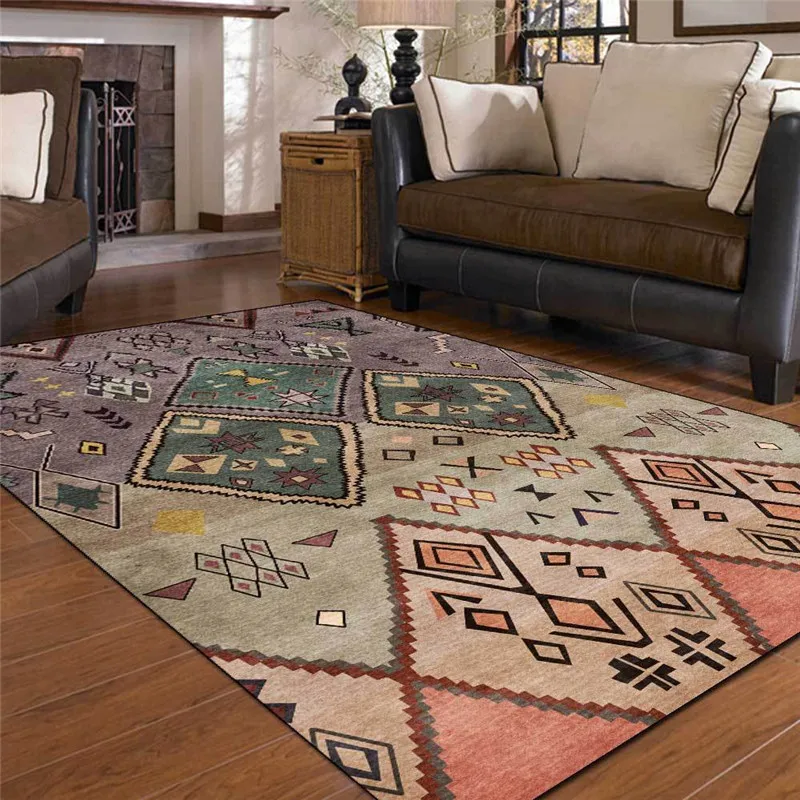 Retro Abstract Rug-Style Multi-Color Geometric Ethnic-Style Carpet Kitchen Bathroom Floor Mat Living Room Bedroom Bed Blanket
Retro Abstract Rug-Style Multi-Color Geometric Ethnic-Style Carpet Kitchen Bathroom Floor Mat Living Room Bedroom Bed Blanket