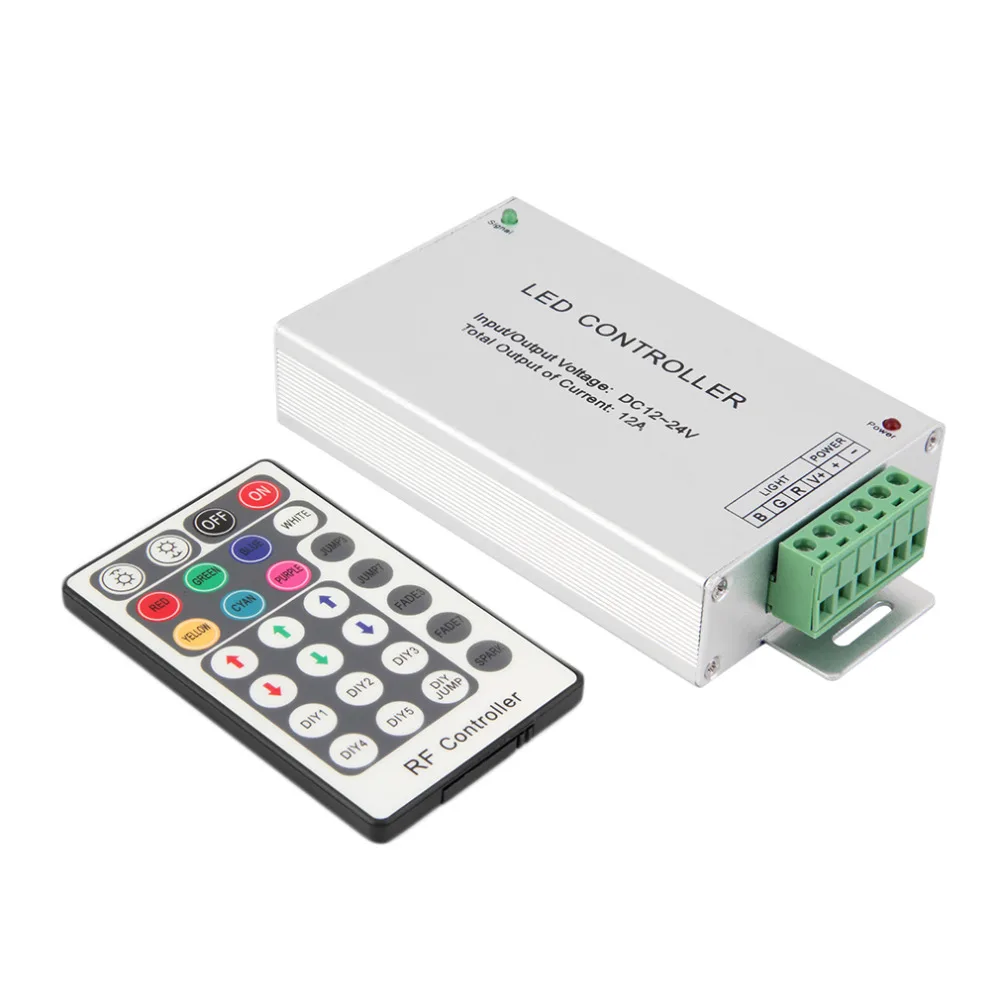 Lighting Accessories RGB Controler RF Wireless Remote 28 Keys 12-24V 3 Channels LED Controller for RGB LED Strips Light
Lighting Accessories RGB Controler RF Wireless Remote 28 Keys 12-24V 3 Channels LED Controller for RGB LED Strips Light