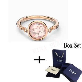 2020 Fashion SWA New TAHLIA Ring Rose Gold Elegant Charming Round Ornament Crystal Female Engagement Ring Popular Jewelry Gift
2020 Fashion SWA New TAHLIA Ring Rose Gold Elegant Charming Round Ornament Crystal Female Engagement Ring Popular Jewelry Gift